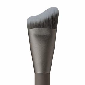 img 4 attached to Foundation Brush, EIGSHOW Premium Kabuki Brush With Unique Wave Shaped Head For Liquid, Cream And Powder, Professional Face Blending Brush Apply For Cheekbone Jawline