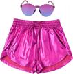 summer shiny metallic shorts for women – sparkle in style with perfashion's hot outfit short pants logo