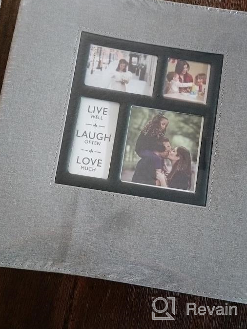 img 1 attached to 📷 Ywlake 600-Pocket Linen Photo Album 4x6, Extra Large Capacity Family Wedding Picture Albums - Holds 600 Horizontal and Vertical Photos, Beige review by Greg Princeking