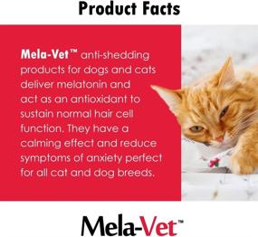 img 1 attached to Mela-Vet Melatonin Soft Chews for Dogs and Cats - Relieve Stress and Tension - Vet Approved Anti-Shedding Supplements with Antioxidants (120 Count)