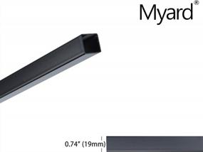 img 3 attached to Myard 26 Inch Estate Square Iron Deck Baluster For Deck Railing Patio Fence, Matte Black (25-Pack)