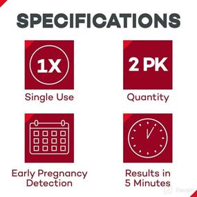 img 3 attached to 👶 Dealmed Early Result Pregnancy Test: Reliable Early Detection Kit, 2/BX
