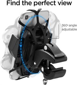 img 1 attached to 🚲 Spigen Universal Bike Phone Holder – Securely Mount Your Smartphone on Bikes, Motorcycles, and Strollers