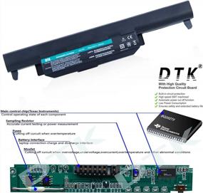 img 3 attached to Upgrade Your ASUS Laptop With DTK 10.8V 5200MAh Battery - Compatible With R500V, A45, A55, A75, K45, K55, K75, R400, R500, R700, U57, X45, X55, X75 Series (P/N A32-K55 A33-K55 A41-K55 A42-K55)