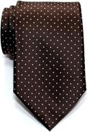 👔 retreez dots woven microfiber mens accessories: ties, cummerbunds & pocket squares for a polished look logo