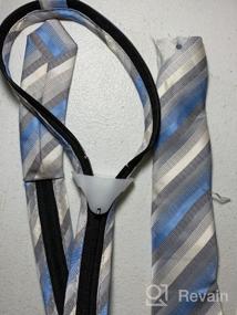 img 6 attached to SEO-Optimized: Boys' Checkered Neckties with Pre-Tied Zipper by Spring Notion