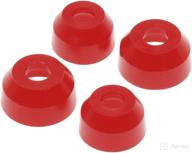 prothane 19-1717 red ball joint boot kit - set of 4 логотип