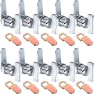 🔒 premium 7/8 inch thumb operated offset cam lock - ideal for rv compartment door, vehicles, and storage replacement - 10-piece set logo