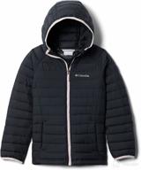 columbia girls' and toddlers' powder lite hooded jacket: stay warm and stylish in style logo