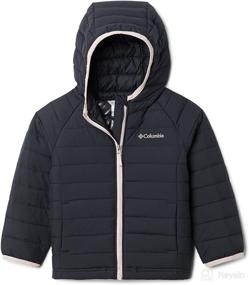 img 1 attached to Columbia Girls' and Toddlers' Powder Lite Hooded Jacket: Stay Warm and Stylish in Style