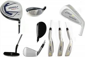 img 2 attached to AGXGOLF Men'S Right Hand XSL Edition Executive Golf Club Set; Driver, Fairway Wood, Utility Club, Irons, Cadet, Regular Or Tall Length; Free Putter, Bag Not Included