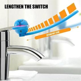 img 1 attached to 🚰 Alvinlite Faucet Extender - Easy-to-Use Sink Handle Extension Attachment for Kids (Blue)