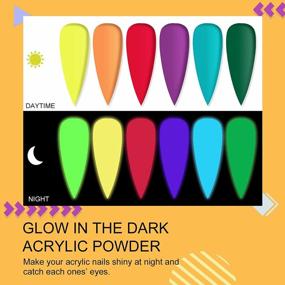 img 3 attached to Glow Up Your Nails For Christmas: Vrenmol’S Professional Acrylic Powder Set With Glowing Effects