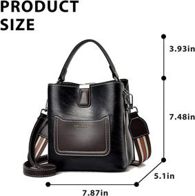 img 3 attached to Crossbody Fashion Lightweight Handbags Shoulder Women's Handbags & Wallets : Shoulder Bags