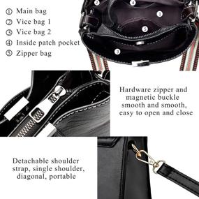 img 2 attached to Crossbody Fashion Lightweight Handbags Shoulder Women's Handbags & Wallets : Shoulder Bags