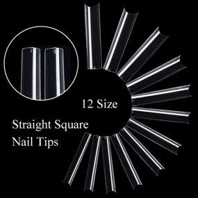 img 2 attached to 600Pcs AddFavor XXXL Clear Nail Tips - Professional Quality False Nails For Salons And Home DIY