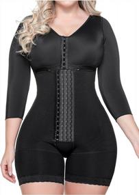 img 4 attached to Sonryse Women'S Full Body Shaper Liposuction Compression Garment Fajas Colombianas Moldeadora Mujer.