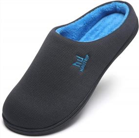 img 4 attached to Ultimate Comfort: MAIITRIP Men'S Memory Foam House Slippers With Non-Slip Sole (Size 7-17)