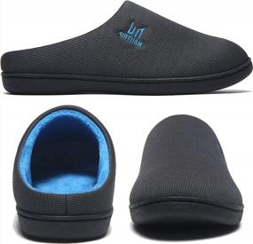 img 3 attached to Ultimate Comfort: MAIITRIP Men'S Memory Foam House Slippers With Non-Slip Sole (Size 7-17)