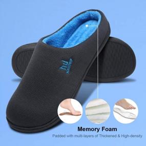 img 2 attached to Ultimate Comfort: MAIITRIP Men'S Memory Foam House Slippers With Non-Slip Sole (Size 7-17)
