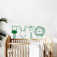 set vinyl wall art decal nursery best - décor logo