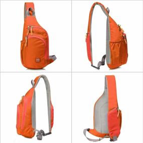 img 3 attached to Waterproof Lightweight Chest Sling Bag For Unisex/ Men/ Women - Lecxci Outdoor Backpack