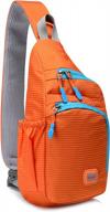 waterproof lightweight chest sling bag for unisex/ men/ women - lecxci outdoor backpack логотип