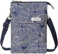 witery pattern canvas lightweight crossbody bags: stylish handbags & wallets for women logo