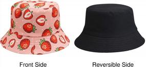 img 1 attached to Оставайтесь стильными на солнце с двусторонней упаковываемой шляпой-ведром Umeepar для мужчин и женщин