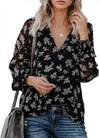 img 3 attached to Upgrade Your Wardrobe With MLEBR'S Stylish Floral & Leopard Printed Chiffon Blouses & T-Shirts For Women
