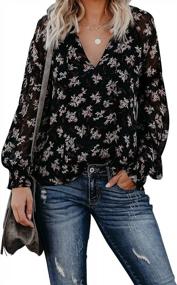 img 2 attached to Upgrade Your Wardrobe With MLEBR'S Stylish Floral & Leopard Printed Chiffon Blouses & T-Shirts For Women