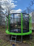 img 3 attached to Frame trampoline Bondy Sport 10FT 305x305x235 cm, green review by Ewa Ewa (Wietrzyk) ᠌