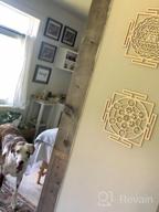 img 1 attached to Evil Eye Amulet Simurg Hamsa Hand Wood Wall Art: Stunning Hand Of Fatima Home Decor review by Brett Bush
