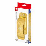 nintendo switch lite hybrid system armor (yellow) by hori - officially licensed by nintendo logo