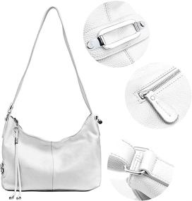 img 1 attached to Stylish Totes: Fashion Genuine Leather Shoulder Handbag for Women - Handbags & Wallets