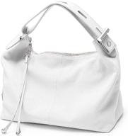 stylish totes: fashion genuine leather shoulder handbag for women - handbags & wallets logo