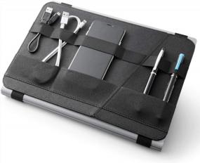 img 4 attached to 🔌 ELECOM Electronics Accessory Organizer: Home Office & Travel Gear Storage for 14" Laptop - Black (PCA-LTOS14BK)