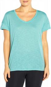 img 4 attached to Women'S Marika Audrey V-Neck T-Shirt: Short Sleeve Style For Any Occasion!