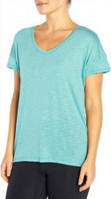 img 3 attached to Women'S Marika Audrey V-Neck T-Shirt: Short Sleeve Style For Any Occasion!