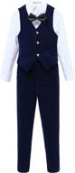 formal velvet pieces toddler dresswear boys' clothing ~ suits & sport coats logo