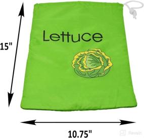 img 3 attached to 🥬 Home-X Lettuce Bag: Keeping Your Produce Fresh – Produce Saver Bag