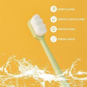 img 3 attached to 🧽 Soothing Brush: Enhanced Sensitive Cleaning Effect with Extra Toothbrushes