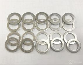 img 3 attached to Aluminum Gaskets Washers Replacement 94109 14000