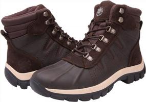 img 4 attached to Men'S Snow Boots: Globalwin 1630 - Stylish And Durable Footwear For Cold Weather