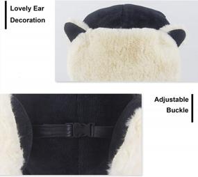 img 1 attached to Winter Trapper Hat With Ear Flap For Men & Women - Warm Trooper Ski Cap For Cold Weather