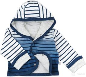 img 4 attached to 👶 HonestBaby Baby Boys' Organic Cotton Zip Hooded Sweatshirt