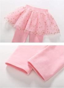 img 1 attached to Footless Leggings Twinkle Stretchy Pantskirt Girls' Clothing ~ Leggings