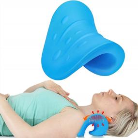 img 4 attached to Neck Stretcher, Neck Cloud - Cervical Traction Device For Neck Pain Relief, HONGJING Neck And Shoulder Relaxer, Neck Hump Corrector Spine Alignment Pillow For Neck Tension Relief