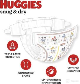 img 2 attached to 👶 Convenient One Month Supply: Huggies Snug & Dry Size 4 Baby Diapers (180 Ct)