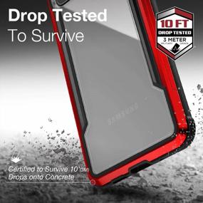 img 2 attached to Raptic Shield For Samsung Galaxy S20 Plus - Military Grade Protection In Red